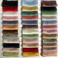 Tissus en crêpe, polyester, soie satinée, plissé, brillant, froissé, satin charmeuse, chiffon froissé