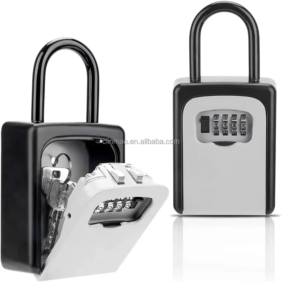 Hanging Key Lock Box Combination Lockbox Code House Key Storage Lock Box