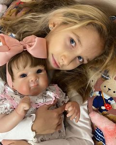 MSYO 20 Inch Chubby Cheeks Reborn Baby Doll Unique Cute Vinyl Soft <strong>Toy</strong> for Girls Realistic Lifelike Kids Gift - Product Image 6