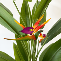 Plante artificielle de paradis artificiel de 120 cm, simulation de bonsaï, plante verte artificielle, arbre artificiel pour la décoration de la maison et du jardin