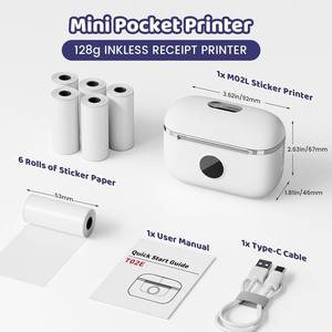 Imprimante thermique miniature Phomemo T02E 58 mm, imprimante photo portable pour usage domestique - Product Image 3