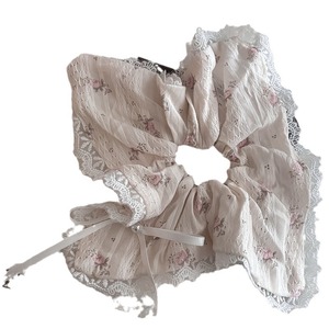 Dentelle française fille rêve grand chouchou Original nœud ruban cheveux cravate tête cravate carré écharpe coréen cheveux accessoires pour femmes - Product Image 2