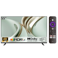 Televisor Inteligente para Hotel de 55 Pulgadas, 4K UHD HDR Android LED, Logotipo Personalizado, Wi-Fi para DLNA, Entretenimiento para Negocios y Oficinas, OEM/ODM, Altavoz Integrado
