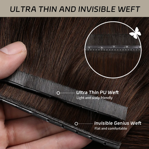 <span class=keywords><strong>Extensiones</strong></span> <span class=keywords><strong>de</strong></span> <span class=keywords><strong>Cabello</strong></span> OVO Butterfly Weft, <span class=keywords><strong>Cabello</strong></span> Humano, Doble Cara, Invisibles, con Orificios PU, <span class=keywords><strong>Extensiones</strong></span> Remy <span class=keywords><strong>de</strong></span> <span class=keywords><strong>Cabello</strong></span> Liso para Mujer - Product Image 4