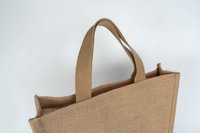 Sac fourre-tout en jute écologique personnalisé avec logo imprimé, sac en tissu recyclé, sacs de shopping