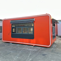 Maison mobile élégante Apple Cabin 20ft 40ft, design moderne, maison préfabriquée avec salle de bain et cuisine