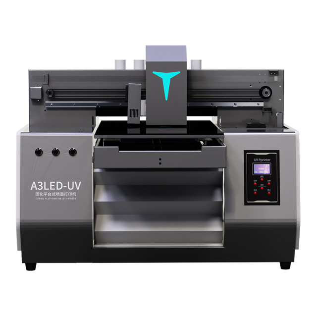 A3 Factory Price Inkjet Uv Flatbed Printer Shop Machines 3d Uv Printer for Pen Golf Ball Pvc Card Printing Multifunctional Rip