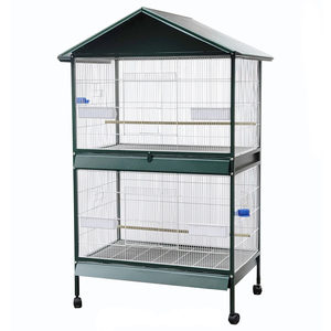 Nuova Gabbia Grande per Uccelli in Metallo Voliera per Pappagalli da Esterno - Product Image 1