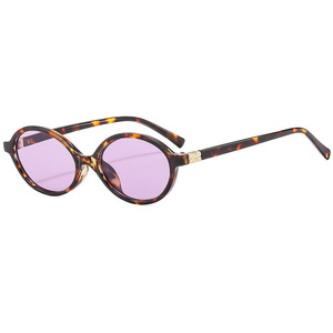 Psn Oval <b>Sunglasses</b> Full Rim UV400 Women <b>Retro</b> Sun Protection Adult 2024 - Product Image 5