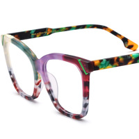 Montures optiques en acétate Fabricants Oeil de chat Lunettes pour homme Lunettes optiques en acétate pour femme