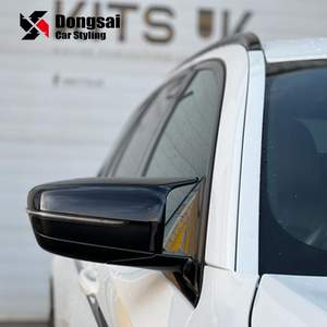 Глянцевые черные чехлы из АБС-пластика для боковых дверей и зеркал заднего вида для BMW 5 7 серии G30 G38 G11 G12 2017 + - Product Image 3