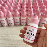 Nouvelle conception, colle adhésive parfumée pour perruques en dentelle, marque privée, ajustement invisible, sans rigidité, tenue longue durée pour perruques en dentelle