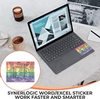 Etiqueta de acceso directo de Windows Word/Excel, etiqueta de acceso directo de teclado de guía de referencia, hoja de trucos de acceso directo de Excel