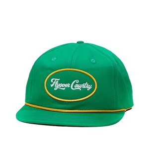 Gorro de Béisbol de 6 Paneles con Visera Plana, Cierre a Presión, Bordado de Algodón, Logotipo Personalizado - Product Image 1