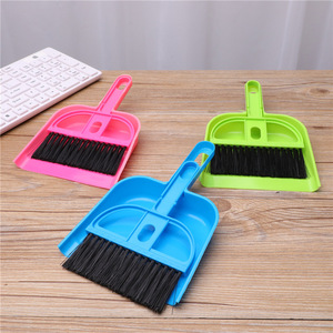 <span class=keywords><strong>Brosse</strong></span> de nettoyage pour clavier et bureau, mini balayette domestique avec pelle à poussière - Product Image 2