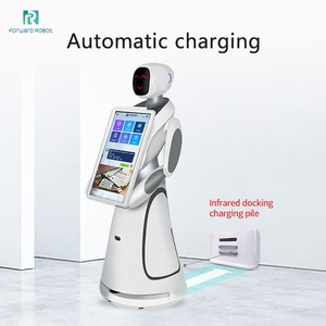 Robot de service Amy de qualité industrielle avec 3 caméras, protection IP54, autonomie de 10 heures, écran HD pour la surveillance de la sécurité publique - Product Image 5