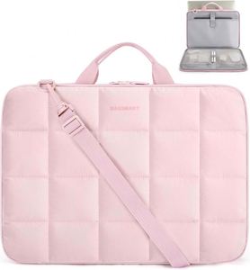 Échantillon gratuit Sac à ordinateur portable professionnel en polyester rose tendance Sac à ordinateur portable pour femmes et hommes - Product Image 6