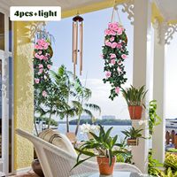 Ensemble de fleurs artificielles en forme de vigne de roses pour panier mural, décoration en soie pour Noël, Pâques, mariage, avec couleurs personnalisables