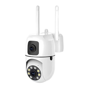 Cámara de Seguridad Wi-Fi para Interiores con 360° °   Cámara de Seguridad con Visión Nocturna, Acceso Remoto y Sirena Integrada para el Hogar - Product Image 1