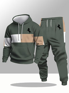 Ensemble sweat à capuche et pantalon <span class=keywords><strong>de</strong></span> survêtement en polaire respirant pour homme, imprimé 3D <span class=keywords><strong>Bonhomme</strong></span> <span class=keywords><strong>de</strong></span> <span class=keywords><strong>neige</strong></span> et flocon <span class=keywords><strong>de</strong></span> <span class=keywords><strong>neige</strong></span> <span class=keywords><strong>de</strong></span> Noël, coupe décontractée, manches longues, avec cordon <span class=keywords><strong>de</strong></span> serrage - Product Image 3