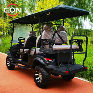 <span class=keywords><strong>2025</strong></span> mới thông minh điện Golf giỏ hàng tùy chỉnh màu đen 6 chỗ ngồi Golf giỏ hàng với độ giật - Product Image 4