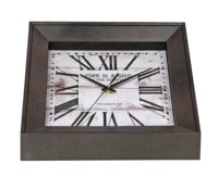 Horloge vintage décor à la maison style ancien horloge murale carrée chinoise antique