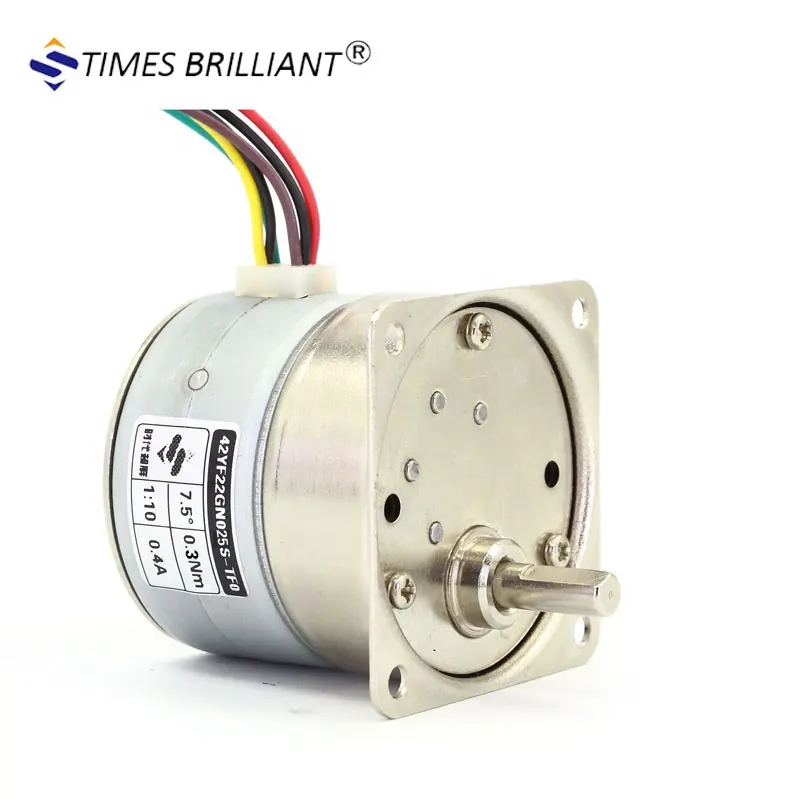 China microv 0.3Nm 12Vdc electric gear stepping motor Nema17 Permanent magnet geared stepper motor for marking machine