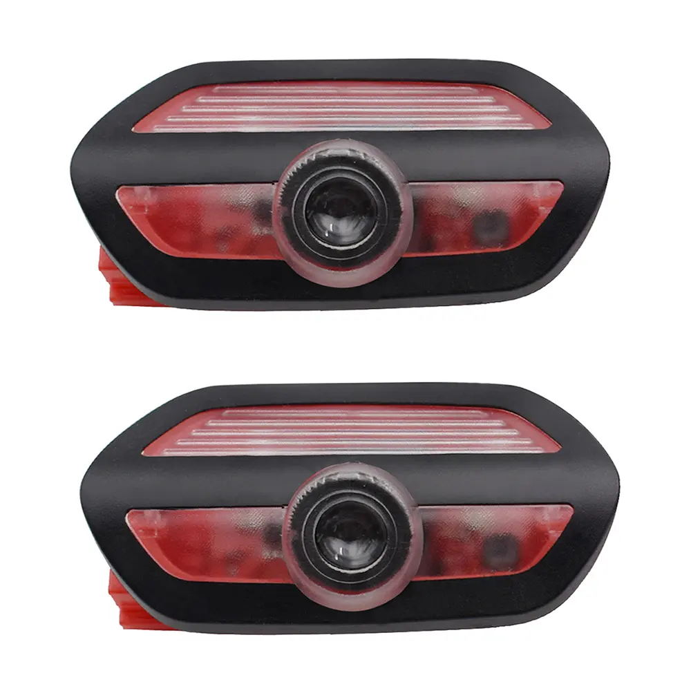 Projecteur de phares de porte de voiture avec Logo, pour Mercedes Benz W222, S320, S350, S400, S450, S500, S560, S63, AMG, pour Mabach, W240, 2 pièces