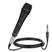 KTV Stage Live Streaming Microphone filaire Karaoké Anti Sifflement Microphone en métal Chanter Microphone dynamique pour la diffusion en direct
