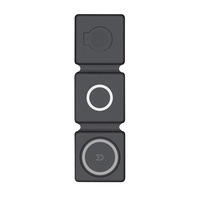 Produits les plus vendus 2024 - Station de charge sans fil pliable pour bureau - Chargeur sans fil universel multifonction 15 W - Chargeur portable sans fil