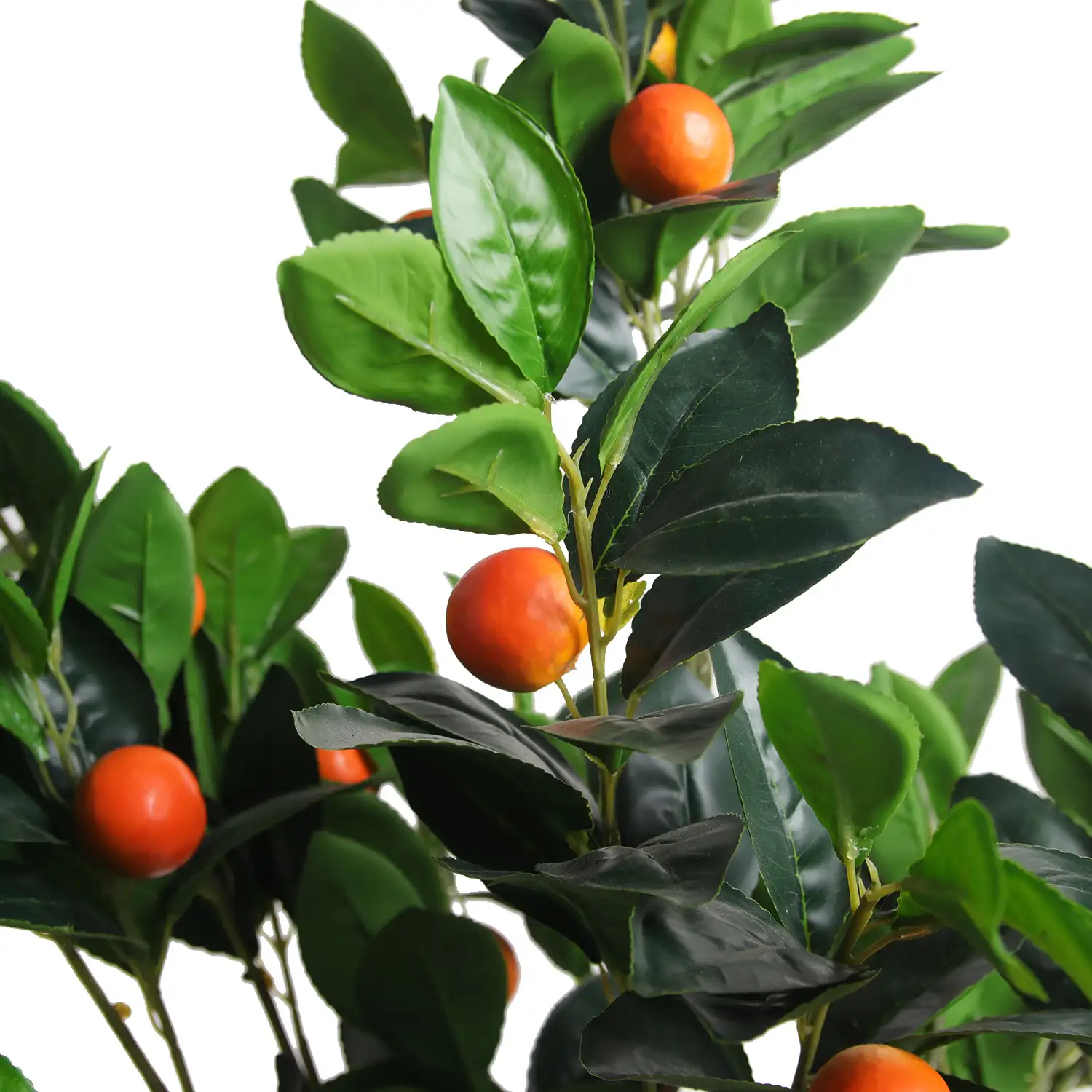 인기있는 장식 사용자 정의 분재 금귤 만다린 오렌지 식물 과일 인공 오렌지 나무
