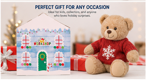 Custom 25 Days House Shaped Advent Calendar <b>Box</b> Double Door Rigid Cardboard Empty OEM <b>Christmas</b> Countdown Surprise Wholesale - Product Image 6