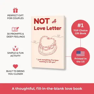 LABON No es una carta <span class=keywords><strong>de</strong></span> amor, diario guiado para parejas, 30 propuestas románticas, <span class=keywords><strong>libro</strong></span> <span class=keywords><strong>de</strong></span> regalo para aniversario o San Valentín para novio o novia - Product Image 2