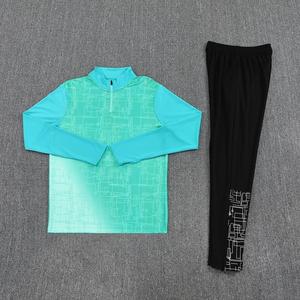 Nuevos chándales de fútbol personalizados al por mayor, chándales de manga larga ajustados de poliéster 100% para entrenamiento de fútbol para hombres - Product Image 6