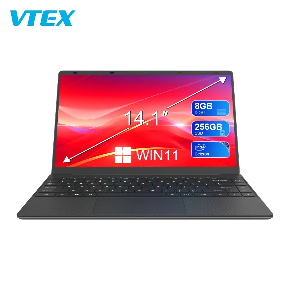 Baru 14.1J4105 8GB RAM Wifi win10 PC ordinateur laptop portabel notebook komputer netbook laptop