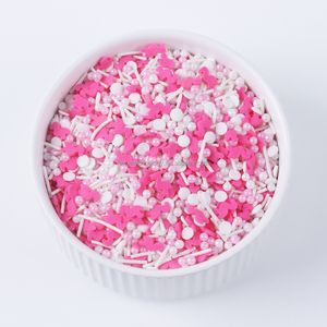 Confettis roses en forme de flamant rose, fournitures pour la décoration de gâteaux, supports pour la Saint-Valentin - Product Image 3