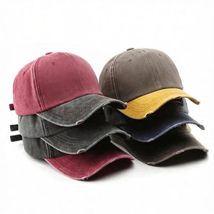 Gorra de Béisbol Vintage Lavada, de Algodón Desgastado, Ajustable, Unisex, Casual, con Logotipo Personalizado Bordado, Estilo Retro - Product Image 4