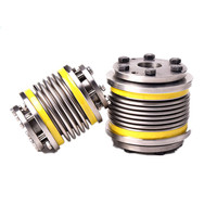 Accouplement souple à disque à membrane, type fleur de prunier, pour servomoteur, modèle OEM certifié GS CRZ, alésage 10mm, HONGTIAN 1000