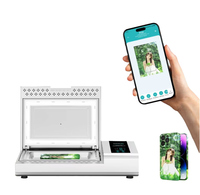 Nouvelle Imprimante Jet d'Encre UV A5 Compacte 12x21 cm à Plat LED pour Coques de Téléphone, Têtes d'Impression L805, pour Cuir et Plastique, Garantie 1 An