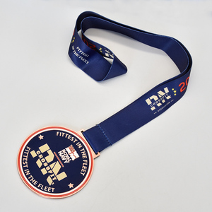 Médaille personnalisée en métal émaillé pour l'orientation en forêt, la course à <span class=keywords><strong>pied</strong></span> et les souvenirs sportifs - Product Image 4