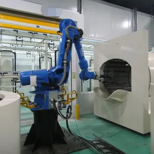 El mejor equipo de fabricación de carcasas de fundición de inversión Robot de fabricación de carcasas de seis ejes completamente automático