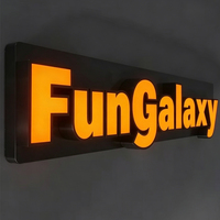 Letras de Canal con Iluminación Frontal LED 3D Personalizadas, RGB Multicolor, IP54 Impermeables, para Centros Comerciales, Tiendas, Publicidad Exterior - Control Manual