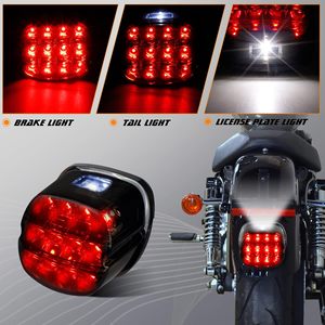 Feux arrière LED fumés pour moto, feux de freinage compatibles avec Harley Dyna Road King <span class=keywords><strong>Electra</strong></span> Glide Street - Product Image 2