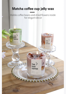 <strong>2026</strong> <strong>New</strong> Trending <strong>New</strong> Style Iced Matcha <strong>Candle</strong> with Glass Cup Matcha Latte <strong>Candle</strong> Gel Wax Coffee Matcha <strong>Candle</strong> - Product Image 6