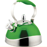 Bouilloire en acier inoxydable pour la maison, capacité 2,5 L, écologique, compatible lave-vaisselle, pour gaz et induction, options de camping, usage domestique