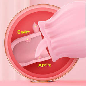 هزاز قوي على شكل وردة لتحفيز الفم والحلمات والبظر للنساء، لعبة جنسية تعمل بالـUSB مع لسان متأرجح واهتزاز، ألعاب جنسية للبالغين - Product Image 4