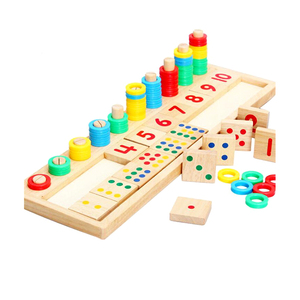 Juguetes Educativos de Madera de la Marca FQ, Juguetes Montessori para el Aprendizaje de los Niños - Product Image 1
