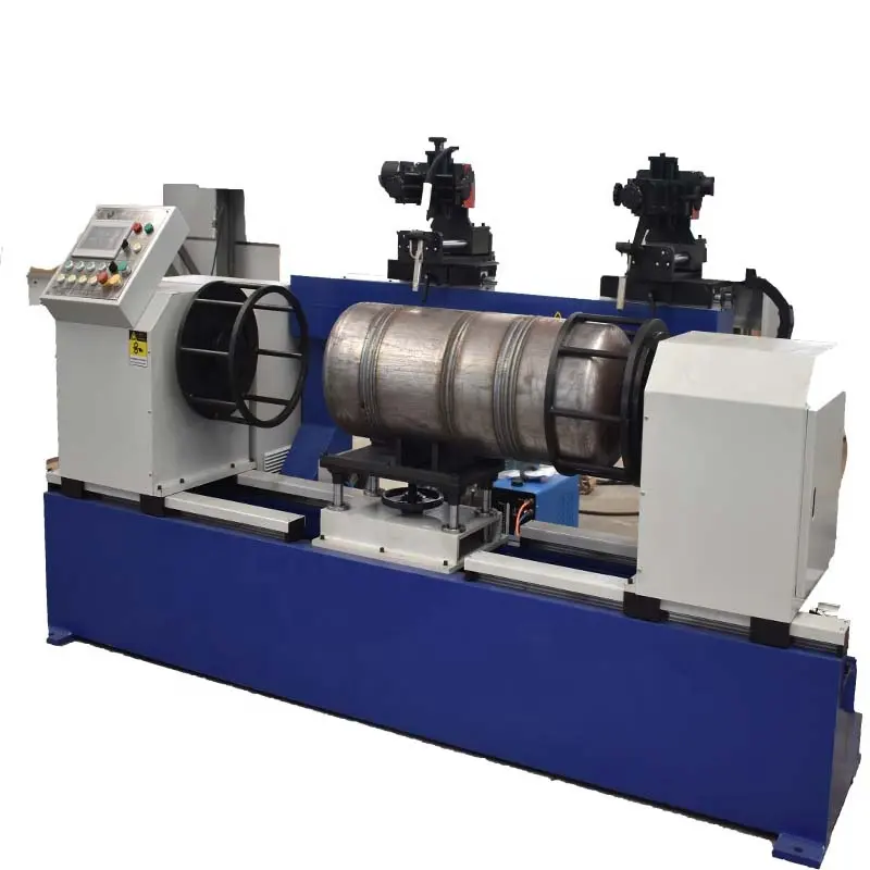 Factory quality LPG LNG Cylinder SAW gas storage fuel tank Automatic girth circumferential circular seam welding machine