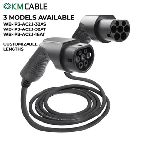 Nouveau câble de charge portable pour VE Type 2, 16A 11kW réglable, protection IP54/IP67, <span class=keywords><strong>gaine</strong></span> en TPU, certifié CE, emballage de détail, vente en gros - Product Image 1