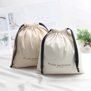 Bolsa de lona de algodón ecológica personalizada, bolsa de compras con cordón, zapatos naturales, ropa, bolso, bolsas de almacenamiento para el polvo - Product Image 5